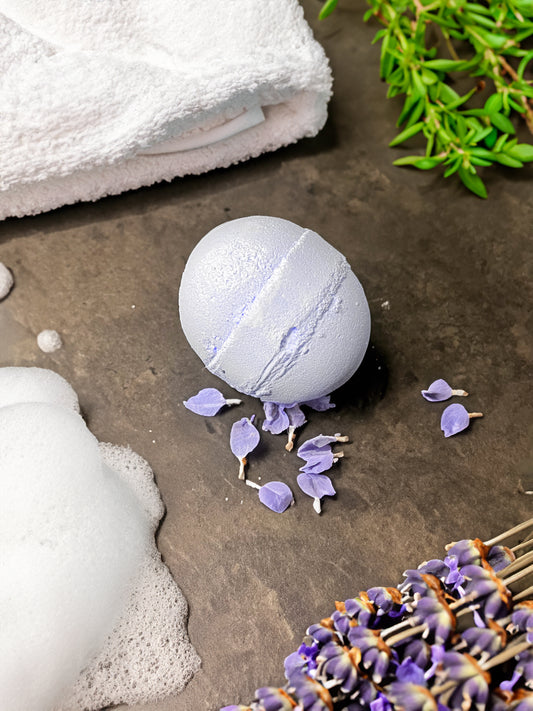 Serenity Sphere Bath Bomb – Lavender & Marjoram