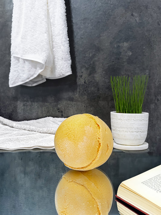 Citrus Burst Bath Bomb – Lemongrass & Mandarin