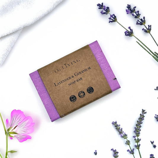 Lavender & Geranium - Soap Bar 100G