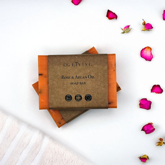 Rose & Argan Oil Soap bar 100g
